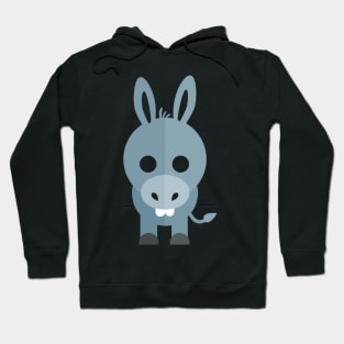 Funny blue donkey Hoodie